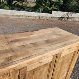 Old oak sideboard natural raw wood trade furniture