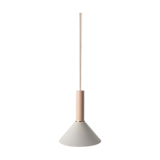 Grey/pink cone suspension