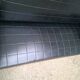 Vintage black skai sofa