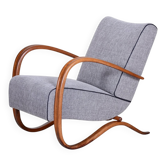 Fauteuil Lounge H-269 Art Déco tchèque par J. Halabala pour Up Závody, années 1930