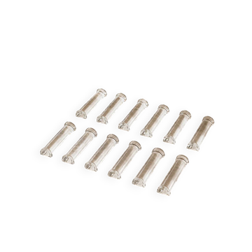 Set of 12 vintage glass knife rests – Original box – Hungary