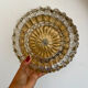 Vintage glass moulded globe wall or ceiling light.
