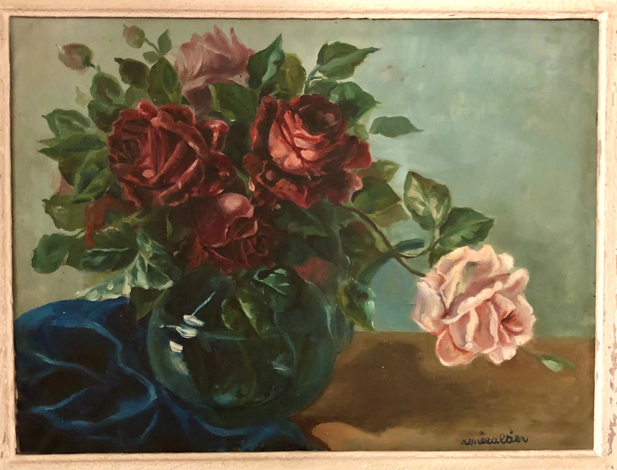 Bouquet of roses in a vase Renée Altier (1905-1960)