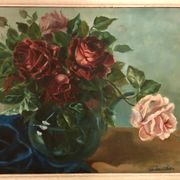 Bouquet of roses in a vase Renée Altier (1905-1960)