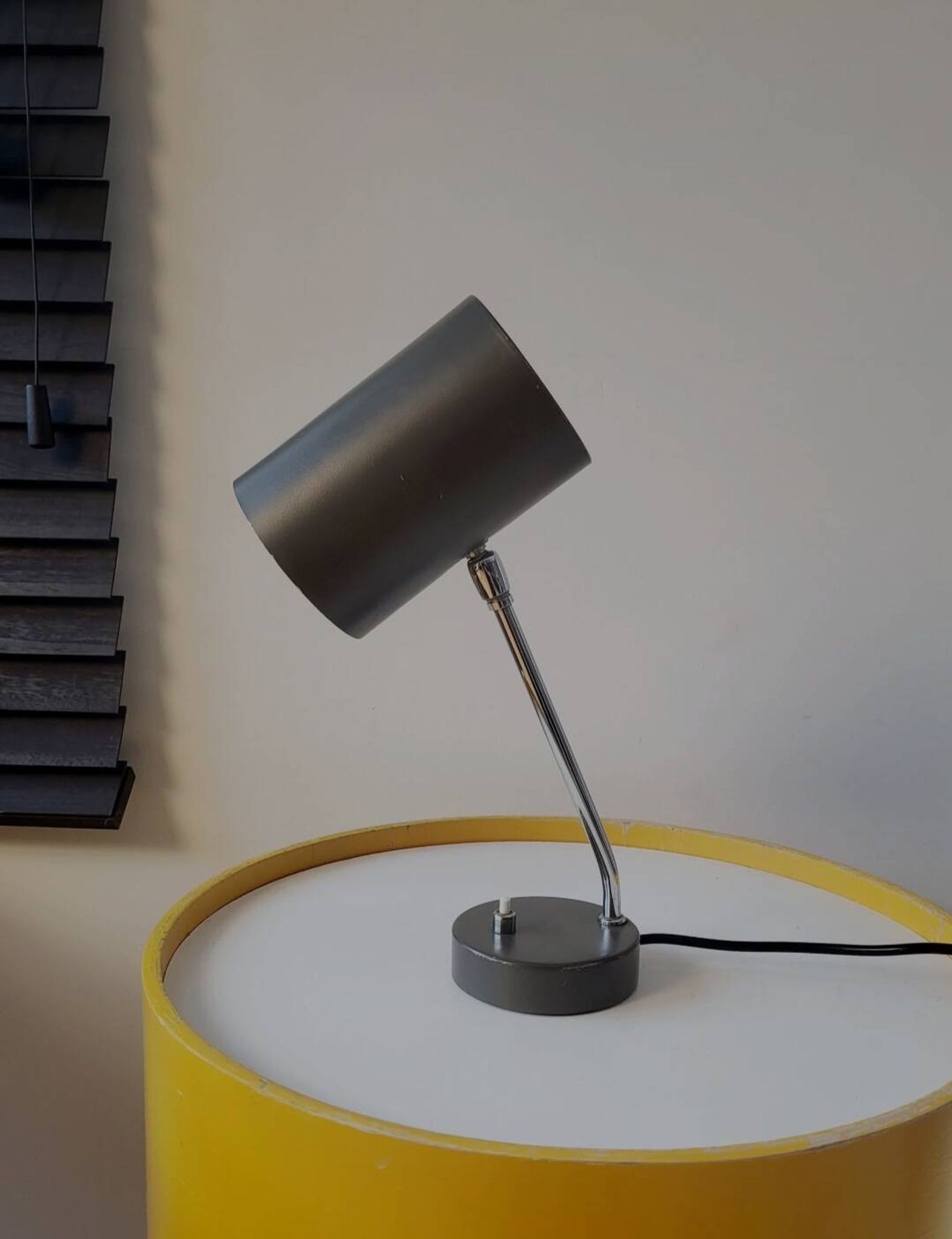 Vintage bureaulamp mid century, bauhaus stijl, jaren 1970