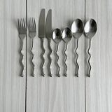Antique cutlery with twisted handles