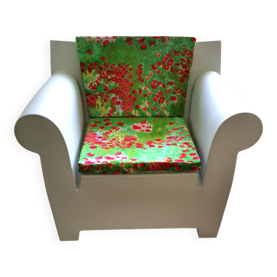 Fauteuil STARCK Bubble ''blanc zinc