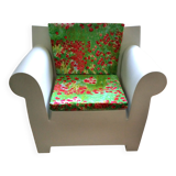 STARCK Bubble armchair "zinc white"