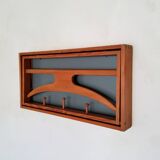 Scandinavian coat rack in solid teak Denmark 1960s