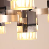 Ceiling light model 'Cubic' with 13 light units by Sciolari - Italy - 1970's