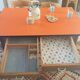 Vintage farm table formica and wood