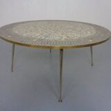 Large ceramic mosaic coffee table by Berthold Müller, Germany, 1950s.