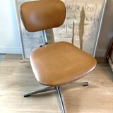 Adjustable and swivel vintage office chair