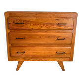 Commode vintage pieds compas