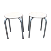 Paire de tabourets vintage Werzalit