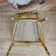 Napoleon III theatre chair in gilded wood