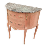 Antique Louis XVI style commode with marble top.
