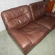 Leather sofa 2 places DS66 De Sede years 70/80