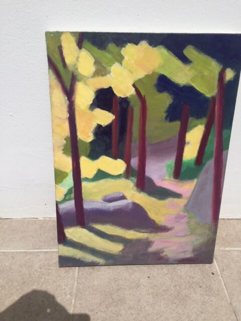 Canvas landscape of the south