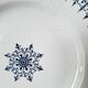 Mismatched antique ironstone dinner plates