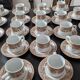 22 cups and saucers Bareuther Waldsassen distributed by Chomette Favor.