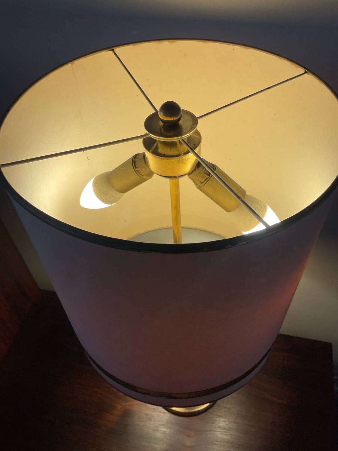 Vintage brass lamp from the 70s