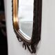 Wrought iron mirror