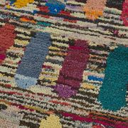 Tapis boho recyclé turc fait main 94 cm x 275 cm