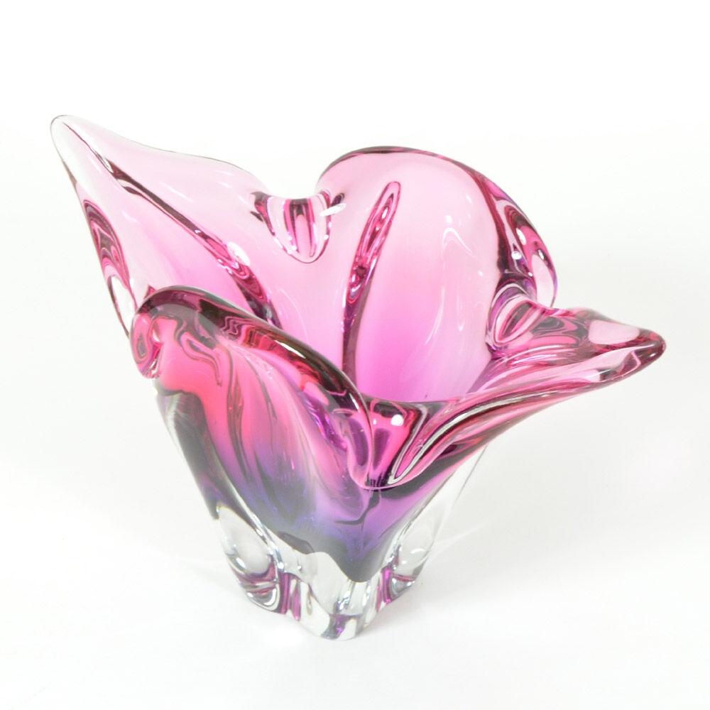 Vase en verre soufflé