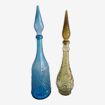 Pair of Empoli bottles