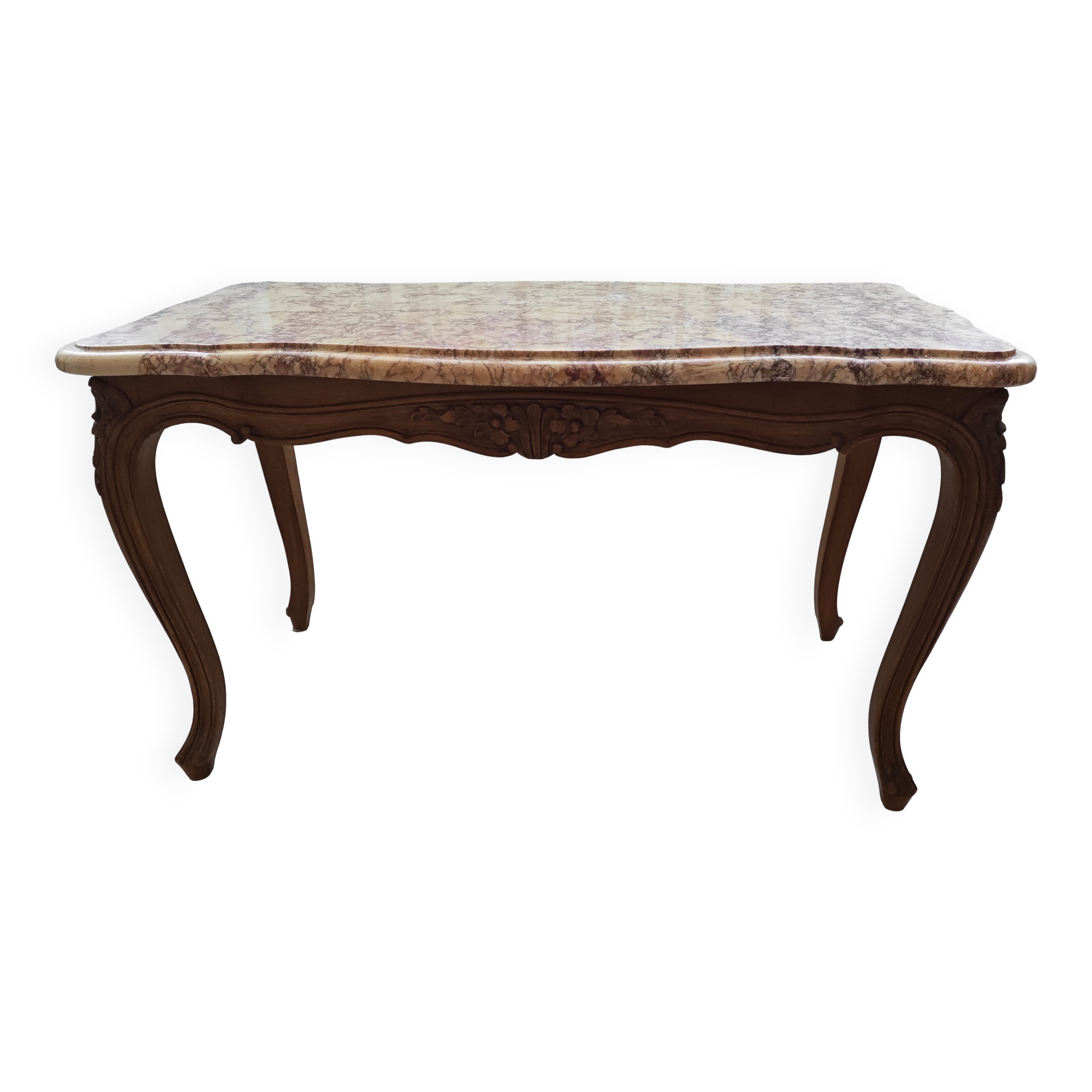 Louis XV marble coffee table