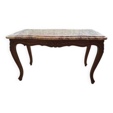 Louis XV marble coffee table