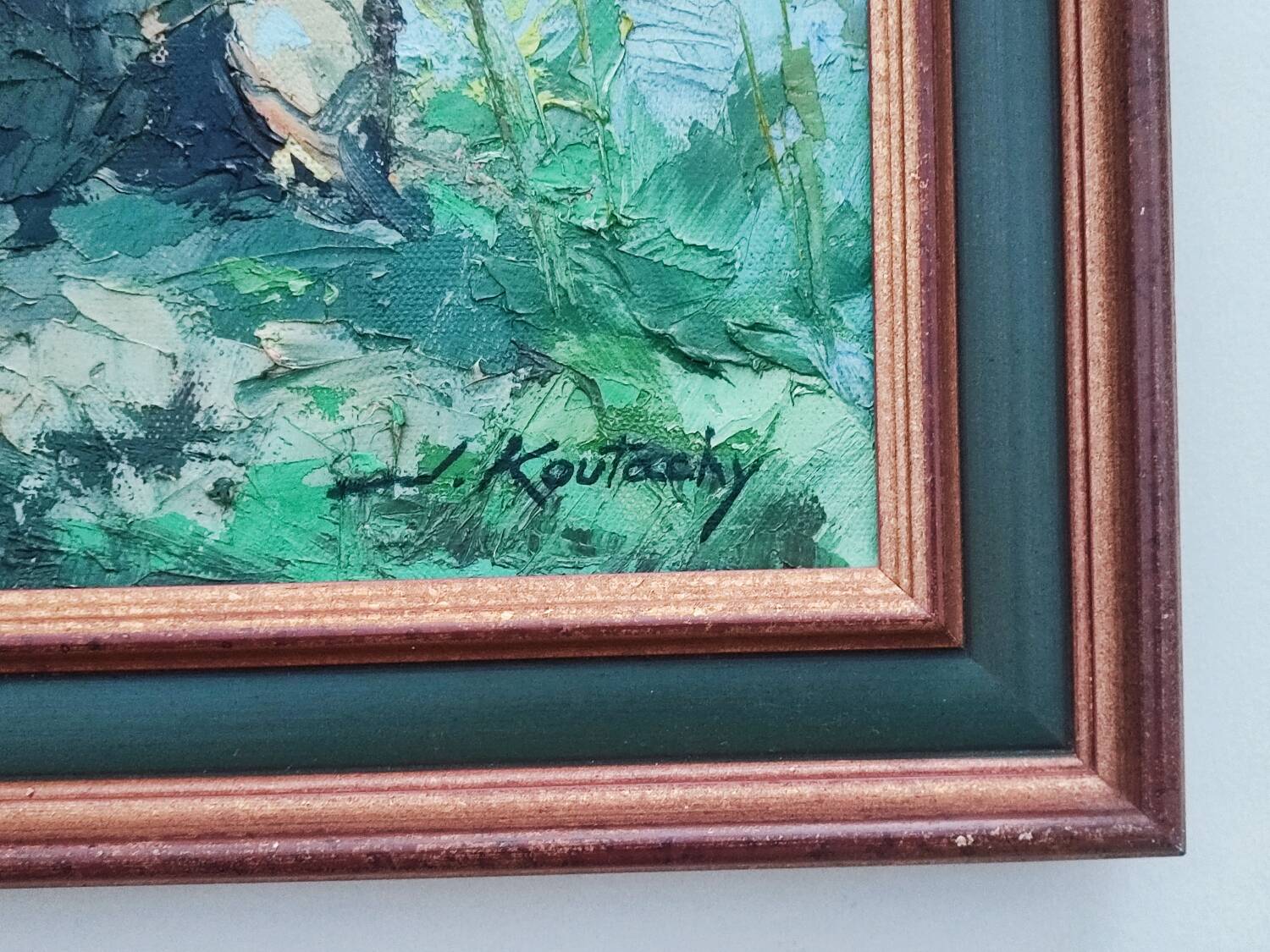 Peinture à l'huile de Joseph Koutachy