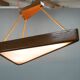 Mid-Century Modern Pendant Light by ULUV, 1960s – Restored