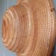 Traditional Asian/colonial woven straw hat, bamboo & caning