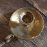 Brass cellar rat candlestick