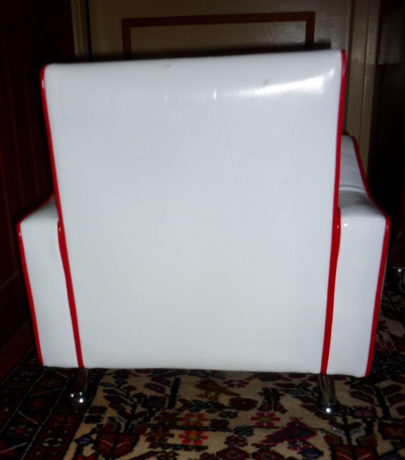 Leather-like children's club chair