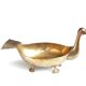 Trinket bowl bird in brass, years 60