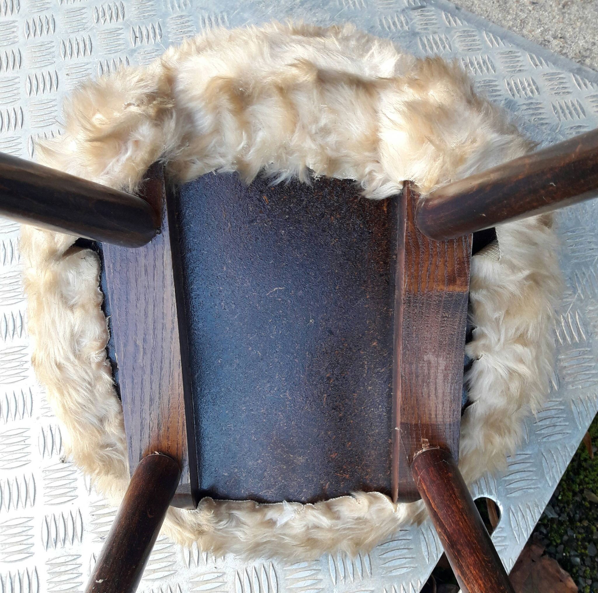 Pair of Baumann moumoute chairs n°845