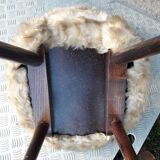 Paire de chaises moumoute Baumann n°845