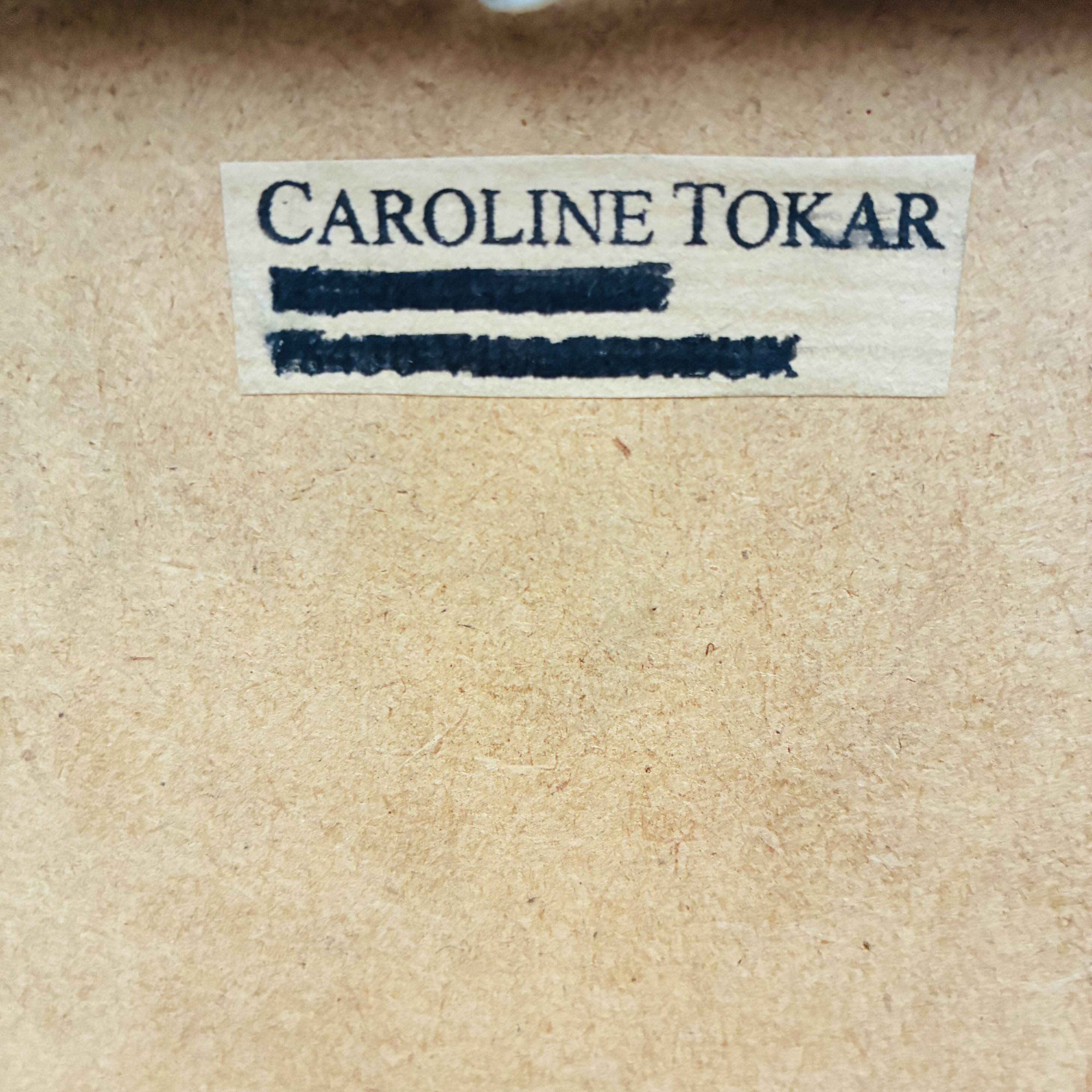 Caroline Tokar – Contemporary tableau Mixed technique calligraphy & gaze