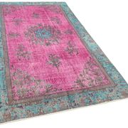 Tapis multicolore turc des années 1980 163 cm x 262 cm