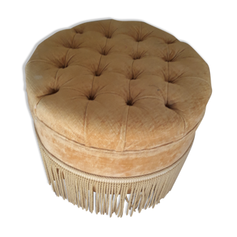 Ottoman in velvet