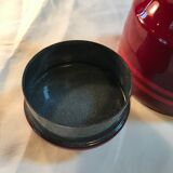 Vintage coffee maker in enamel and bakelite