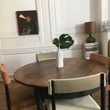 Round table solid wood old