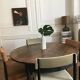 Round table solid wood old