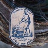 Rare beautiful French table lamp design by Jean-Pierre Alary, France.