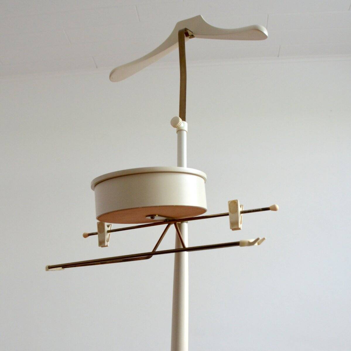 Valet / clothes rack with jewelry box 1960s