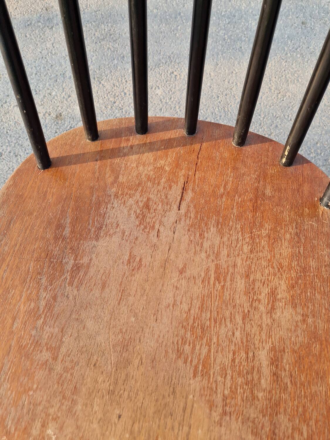 Set of 6 Fannett Scandinavian chairs by Ilmari Tapiovaara 1960.