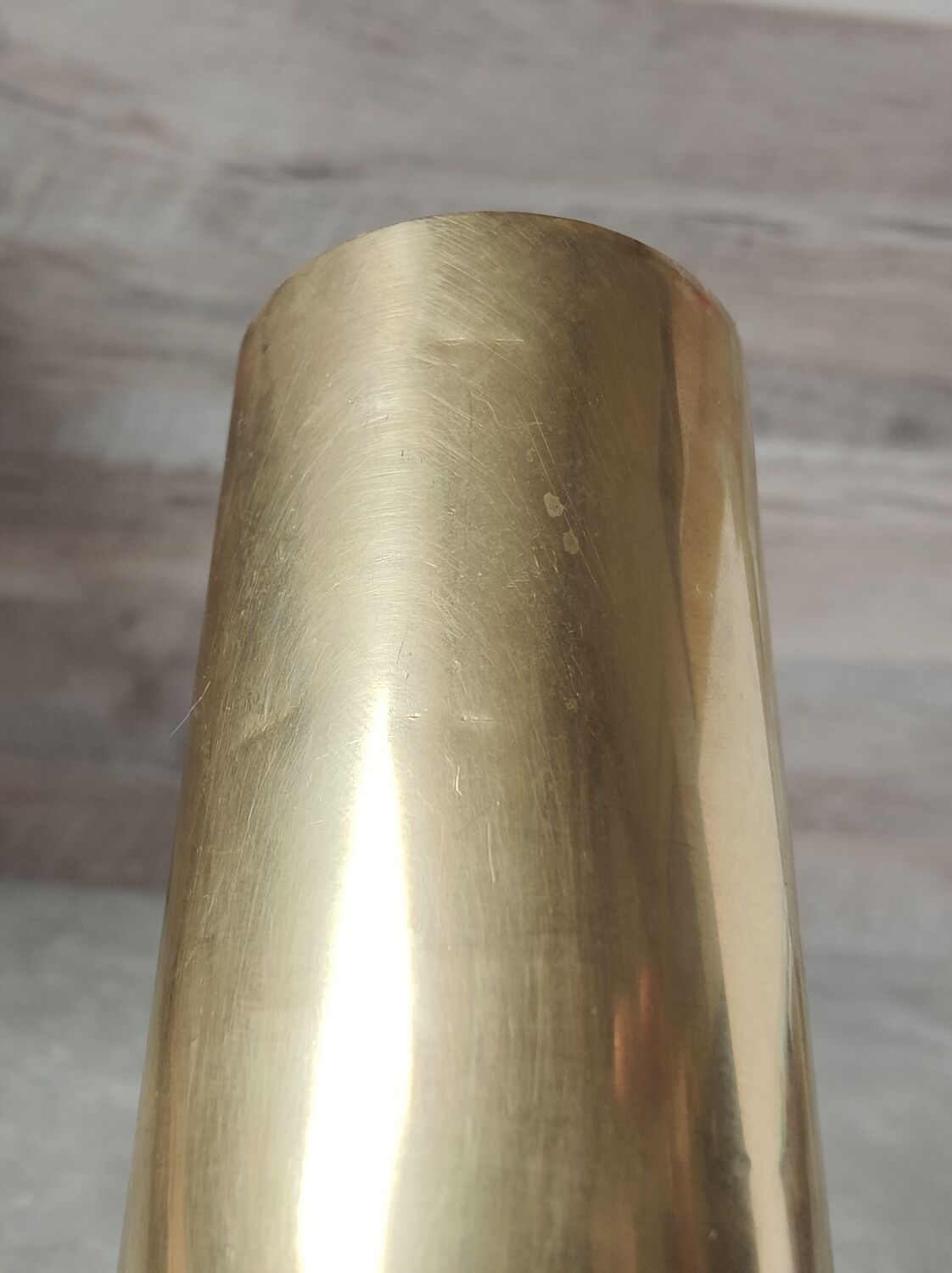 Brass candle holder